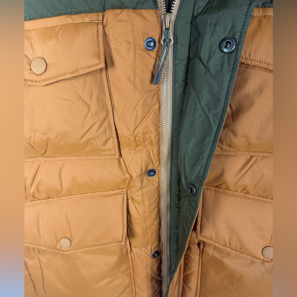 prAna by Columbia Timber Trail Down Puffer Vest Peat Men’s Large Colorblock NWT - Picture 6 of 10